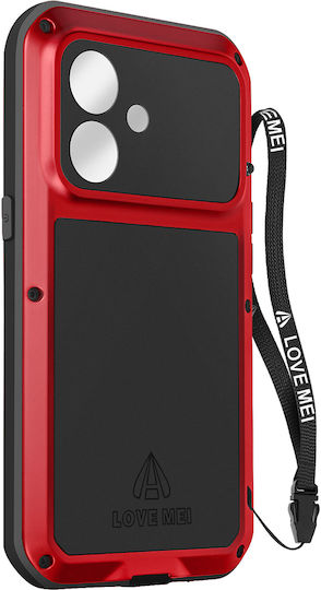 Love Mei Back Cover Μεταλλικό Κόκκινο (iPhone 11)