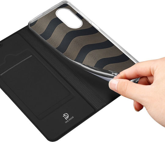 Dux Ducis Skinpro Книга Черен (Oppo A17)