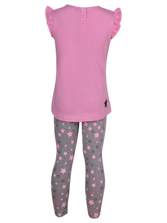 BodyTalk Kinder Set mit Leggings Sommer 2Stück Gray