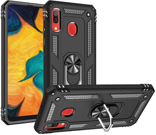 Erbord Back Cover Metallic Black (Galaxy A40)