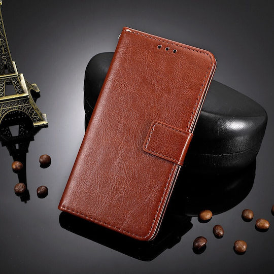 Crazy Horse Brieftasche Synthetisches Leder / Kunststoff / Silikon Schwarz (Redmi Note 13 Pro 5G / Poco X6)