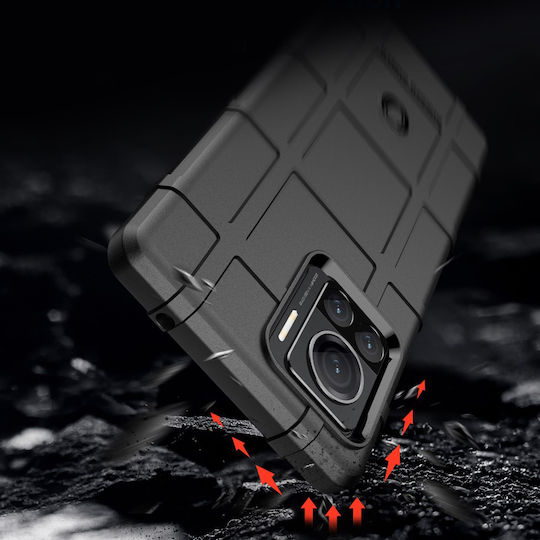 Erbord Back Cover Σιλικόνης Μαύρο (Motorola Edge 30 Ultra)