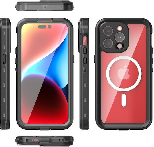 Shellbox Back Cover 2mm Αδιάβροχο Μαύρο (iPhone 15 Pro Max)