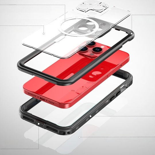 Shellbox Back Cover 2mm Αδιάβροχο Μαύρο (iPhone 15 Pro Max)