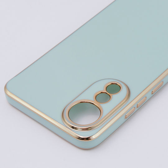 Oppo Camshield Umschlag Rückseite Metallisch Türkis (Oppo A78 4G)
