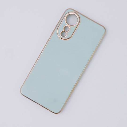 Oppo Camshield Umschlag Rückseite Metallisch Türkis (Oppo A78 4G)