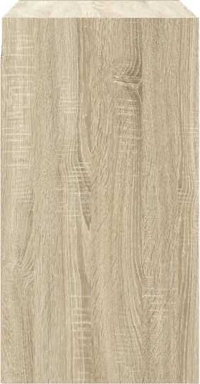 Hanging Living Room Cabinet Made of Oak Particle Board 68x37x68.5cm