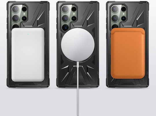Erbord Задна корица Метал Черен (Galaxy S24 Ultra)