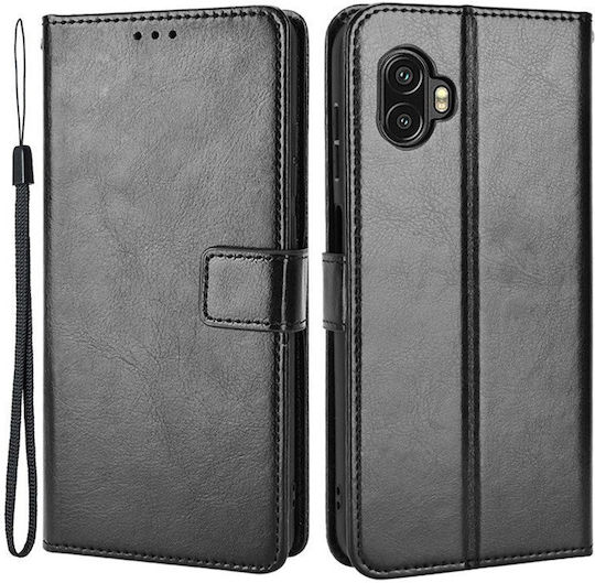 Erbord Brieftasche Synthetisches Leder / Kunststoff / Silikon Schwarz (Samsung Galaxy Xcover 6 Pro 5G)