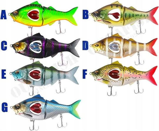 Τεχνητό Δόλωμα Ψαράκι (Minnow) 13.5εκ./35gr Μπεζ
