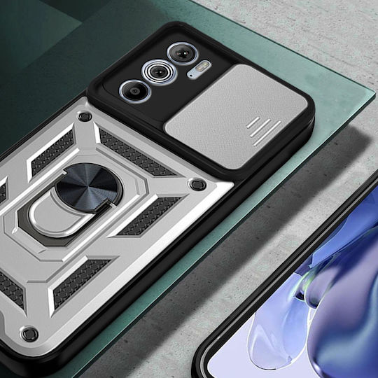 Erbord Umschlag Rückseite Metallisch (Motorola Edge 30 Pro)
