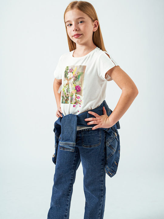 Tricou pentru copii Ecru