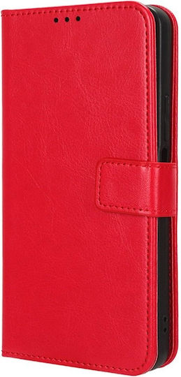 Crazy Horse Brieftasche Synthetisches Leder / Kunststoff / Silikon Rot (Ehre 90 Lite)