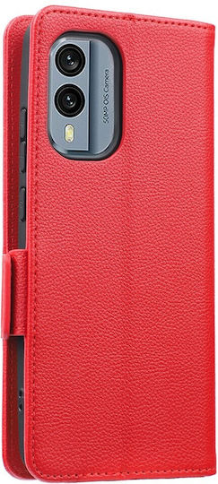 Wallet Δερματίνης Κόκκινο (Nokia X30 5G)