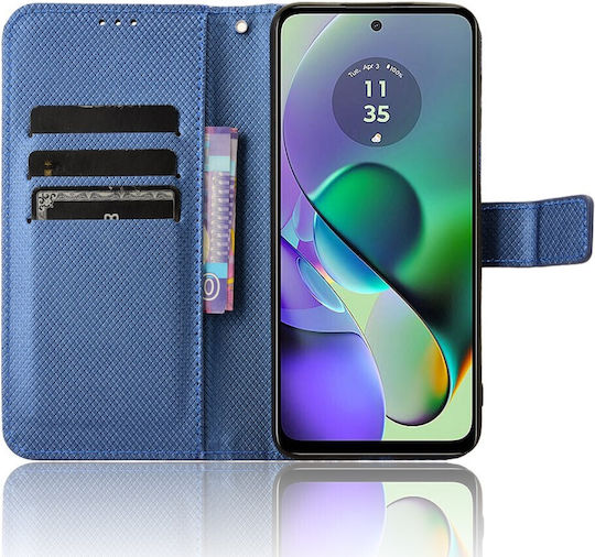 Erbord Книга Изкуствена кожа Син (Motorola Moto G54 5G)