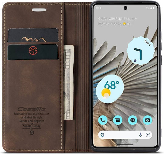 Caseme Wallet Synthetic Leather Brown (Google Pixel 7 Pro)