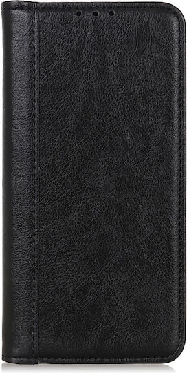 Wallet Piele / Silicon Negru (Xperia 10 V)
