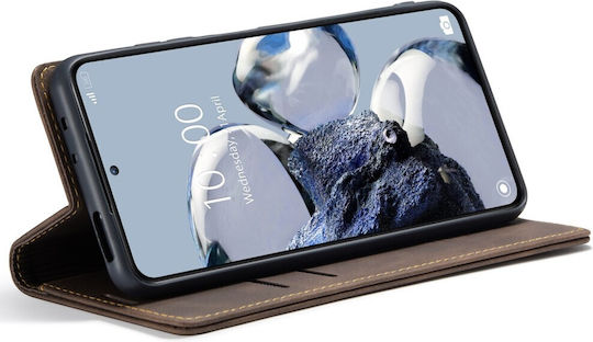 Caseme Wallet Δερματίνης Καφέ (Xiaomi 12T / 12T Pro)