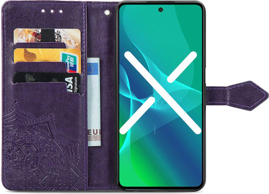 Buchen Sie Synthetisches Leder / Kunststoff / Silikon Lila (Moto G52)