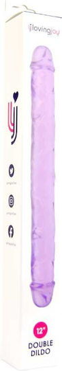 Loving Joy Διπλό Dildo Μωβ 30cm