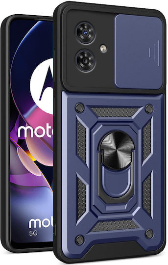 Motorola Back Cover Μεταλλικό Μπλε (Motorola Moto G54 5G)