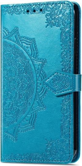 Erbord Book Synthetic Leather / Plastic / Silicone Blue (Moto E20)