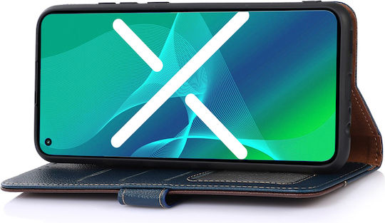 Khazneh Book Piele artificială Albastru (Xperia 10 IV)