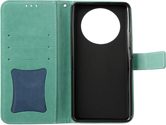 Book Piele artificială / Plastic / Silicon Verde (Realme 11 Pro / 11 Pro+)