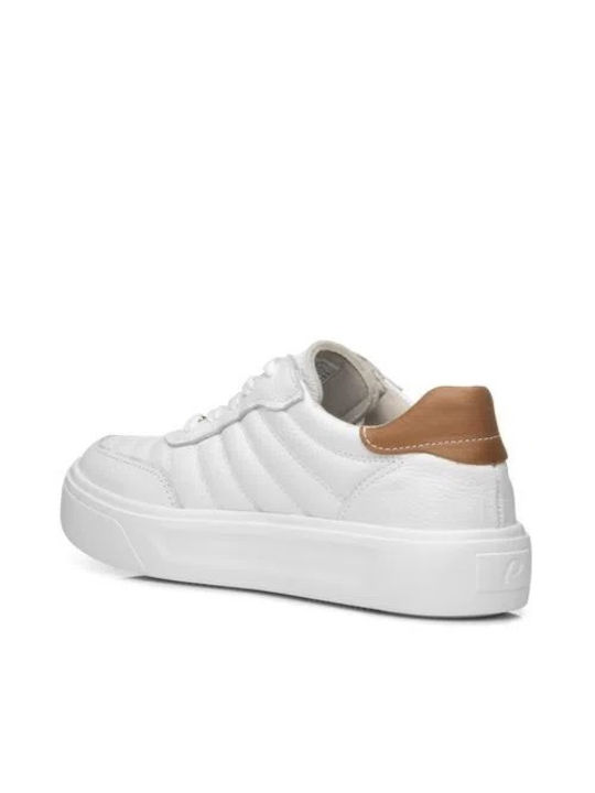 Pegada Damen Anatomisch Flatforms Sneakers Weiß