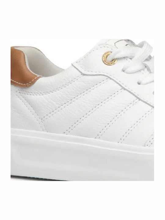 Damen Anatomisch Flatforms Sneakers Weiß