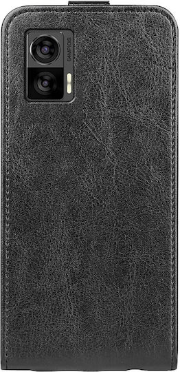 Buchen Sie Leder / Synthetisches Leder Schwarz (Motorola Edge 30 Neo 5G)