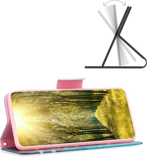 Motorola Wallet Piele artificială Albastru (Motorola Moto G54 5G)