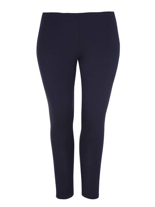 Basic Täglich Frauen Leggings Blau