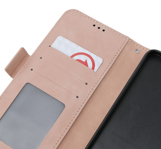 Oppo Book Synthetic Leather / Plastic / Silicone Pink (Oppo A38 4G)