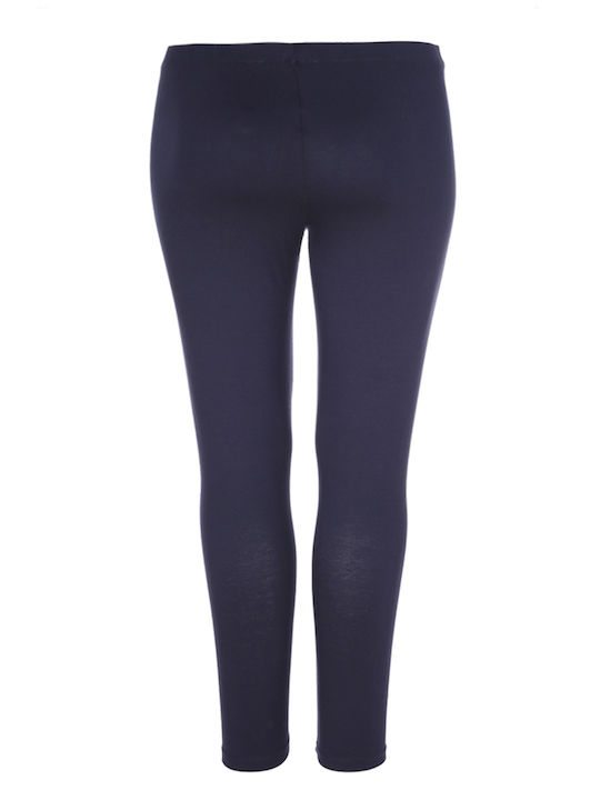 Basic Täglich Frauen Leggings Blau