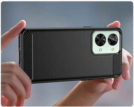 Erbord Back Cover Plastic / Silicon Negru (OnePlus Nord 2T)