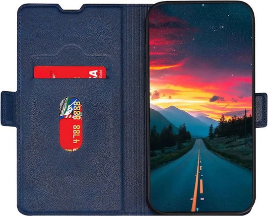 Wallet Δερματίνης Navy Μπλε (Motorola Edge 30 Neo 5G)