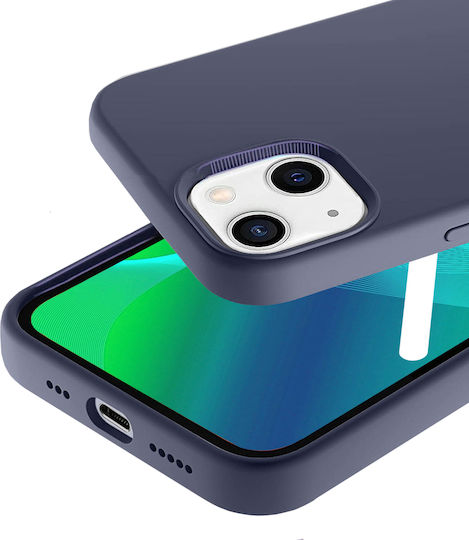 Back Cover Silicone Navy Blue (iPhone 14 Plus)