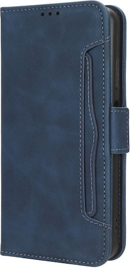 Book Synthetic Leather / Plastic / Silicone Blue (TCL 40 NXTPAPER 4G)