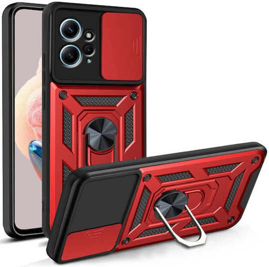 Back Cover Μεταλλικό Κόκκινο (Redmi Note 12 4G)