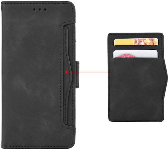 Book Piele artificială / Plastic / Silicon Negru (Oppo Reno8 T)