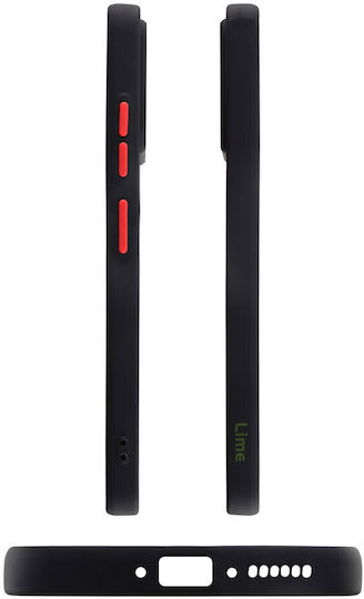 Lime Back Cover Plastic / Silicon Negru (Redmi Note 13 Pro 5G / Poco X6)