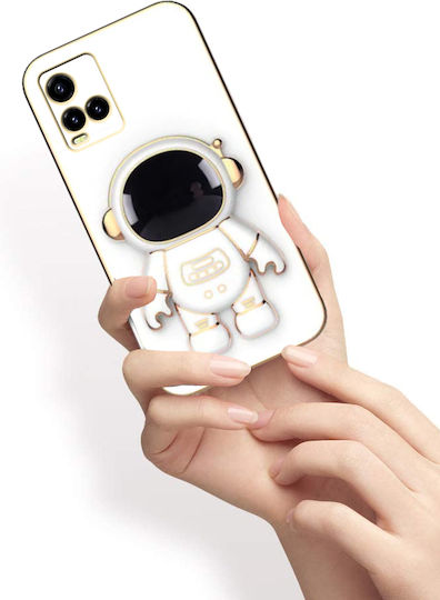 Back Cover Silicon Alb (Vivo Y33s)