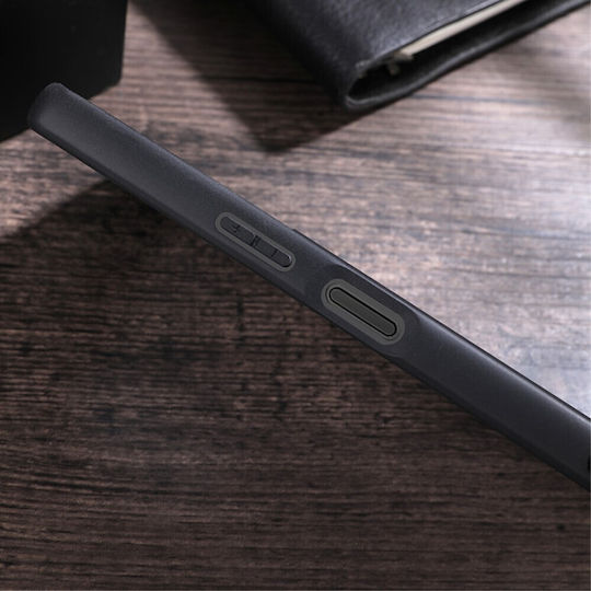 Umschlag Rückseite Leder / Synthetisches Leder / Silikon Schwarz (Xperia 1 V)