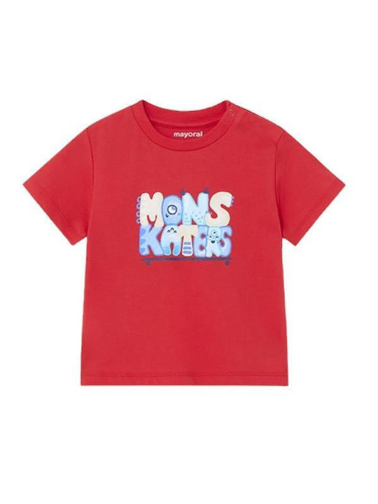 Mayoral Kids Set with Shorts Summer 3pcs Red