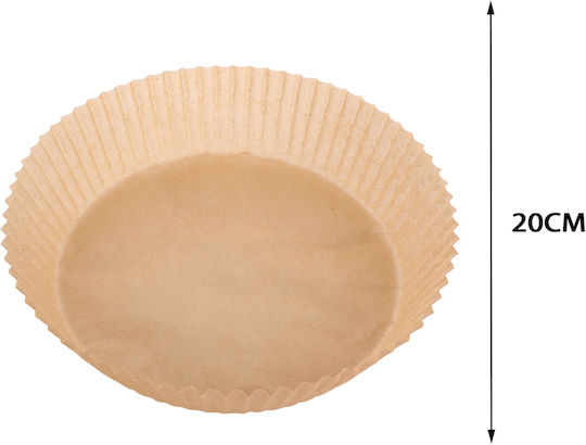 Tpster Non-Stick Papers for Air Fryer 20x20cm 50 Pieces