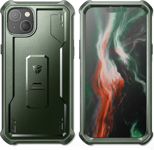 Dexnor С пълно покритие (360°) Зелен (iPhone 13)