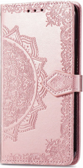 Oppo Mandala Book Δερματίνης / Πλαστικό / Σιλικόνης Ροζ (Oppo A78 4G)