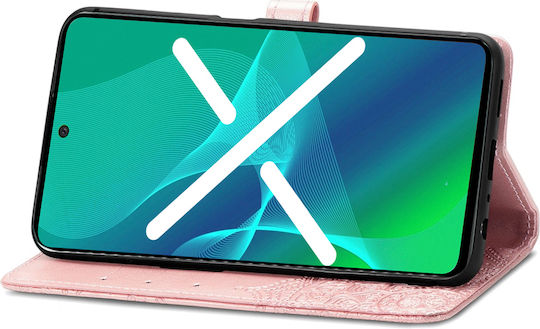 Oppo Mandala Book Δερματίνης / Πλαστικό / Σιλικόνης Ροζ (Oppo A78 4G)
