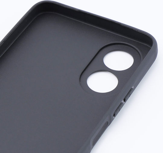 Oppo Back Cover Σιλικόνης Μαύρο (Oppo A38 4G)